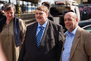 OBRAZEM: Sudetští Němci dorazili do Brna. I se synem Wintona uctili židovské oběti