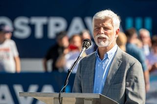 Prezident Pavel a vojín Kouba na jednom pódiu