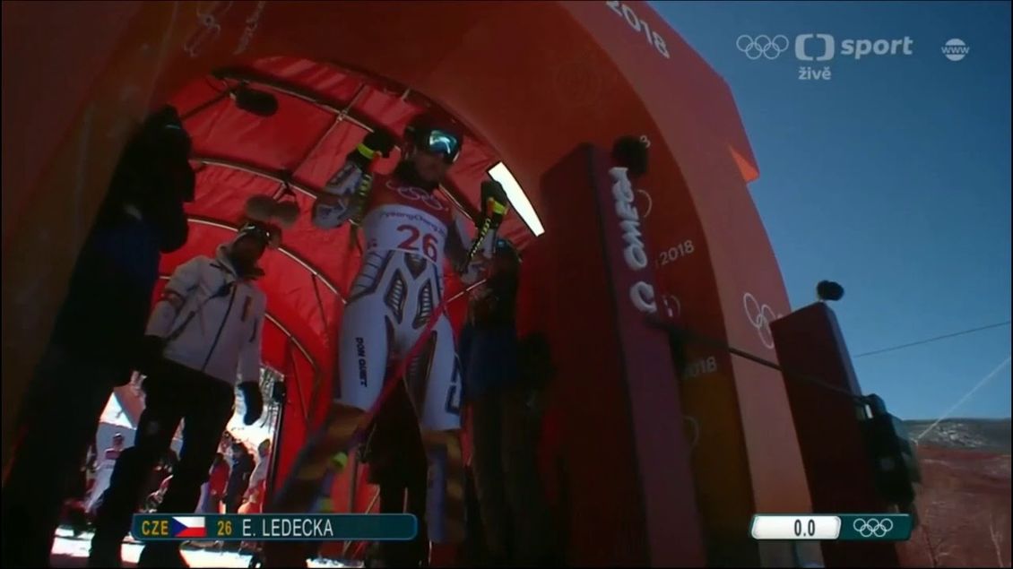 Ester Ledecká Zlatá medaile Super-G | ZOH PyeongChang 2018