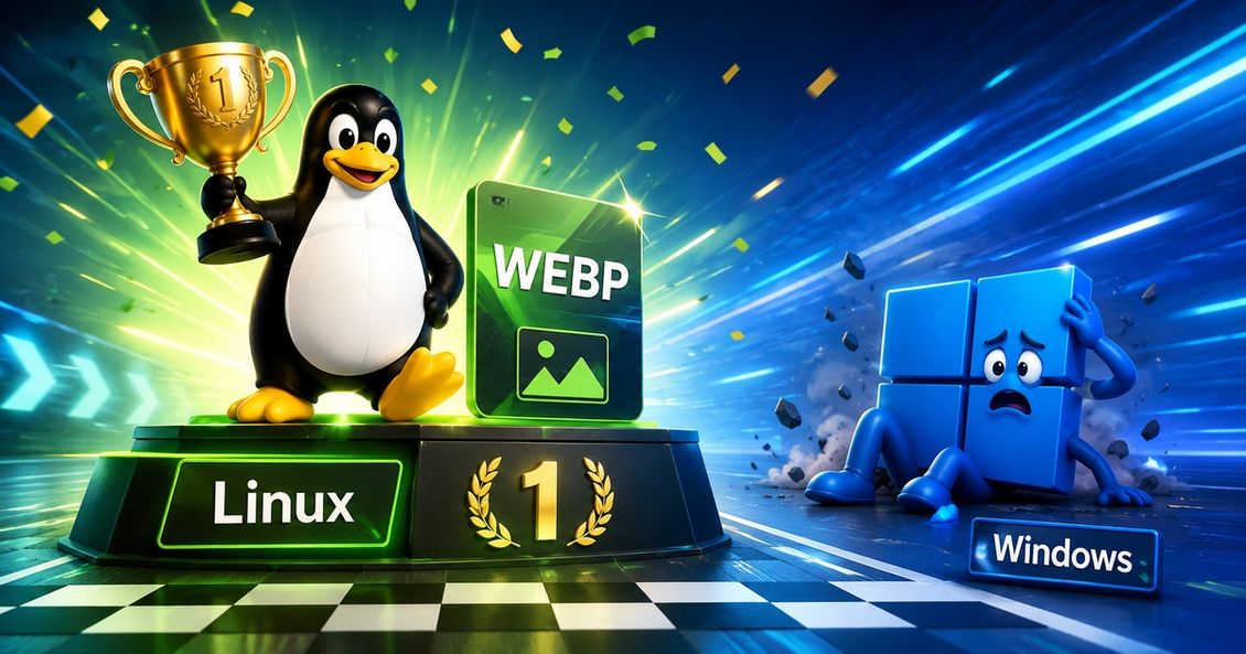WebP: Linux má lepší podporu než Windows 11