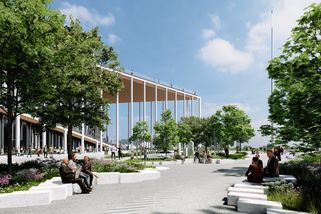 Od tramvaje uvidíte muzikanty. Jak bude vypadat Vltavská filharmonie?