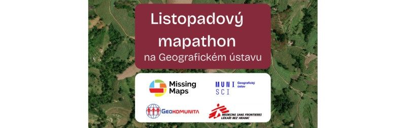 Zaregistrovat se – Listopadový brněnský Missing Maps Mapathon na Geografickém ústavu – Geografický ústav, Přírodovědecká fakulta, Masarykova univerzita, budova 4, učebna Z7