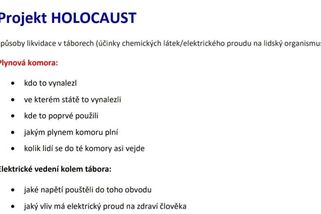 Tohle se nepovedlo. Deváťáci na Brněnsku měli při probírání holokaustu řešit, kolik lidí se vešlo do plynové komory - Novinky