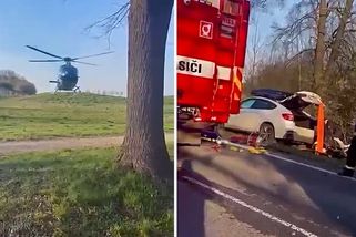 Motorkář v Praze zůstal zaklíněn pod autem, srážku nepřežil - Novinky
