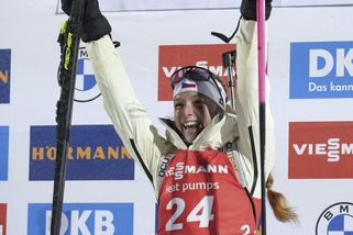 Boží, jásala Davidová. Biatlonistka děkovala kouči - Sport.cz