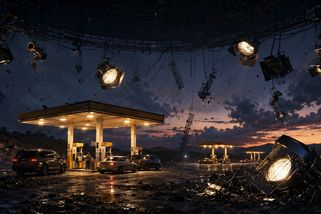 Truman Show pro řidiče: v ruské kulise došel benzín - Médium.cz