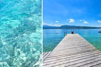 Lepší potápění než v Egyptě. Jezero patří k nejčistším v zemi, přesto je zde koupání zdarma