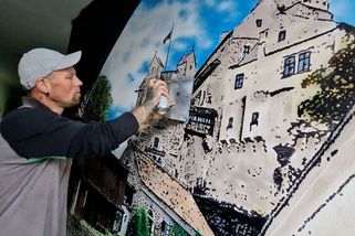 Tatér se sprejem vytvořil po nocích novou bystřickou galerii - Novinky