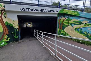 Navzdory vandalům. Ostrava má další mural s místními slavnými památkami - Novinky