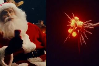 Rusové natočili TV spot, v němž Děda Mráz sestřelí Santa Clause raketou - Novinky
