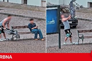 Cizinec hodil kočárek před jedoucí auto, nebezpečná zábava ho vyšla draho