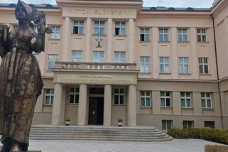 Matici slovenské uschnul živý plot, nabarvili ho nazeleno - Seznam Zprávy