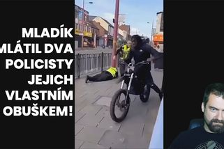Videorozbor: Silný mladík zmlátil dva policisty jejich vlastním obuškem a uprchl | Choketopus rozbory
