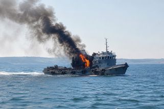 Video: Ukrajinci zasáhli 201 ruských lodí. U Kerče už skoro nemají na co útočit