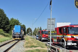 Cyklista vjel ve Zlíně na přejezd přímo před lokomotivu, neměl šanci přežít - Novinky