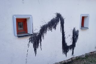 Dům novinářky Witowské a poradce Koláře někdo pocákal barvou - Novinky