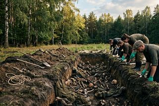 Bestiální poprava nad masovým hrobem. Kata z fotografie smrti odhalili po téměř 85 letech - Médium.cz