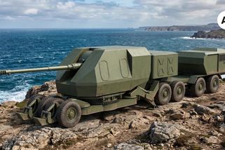 Rusové chtějí přimontovat těžký kanón Armat pro raketové křižníky na kolečka