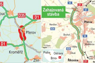Dálnice D1 bude po 55 letech hotová. Začala stavba posledního úseku - Novinky