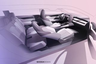 První pohled do interiéru nové největší škodovky