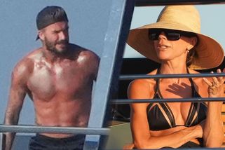 Žhavé foto slavné rodinky: Victoria Beckham v sexy plavkách a namakaný David do půl těla!