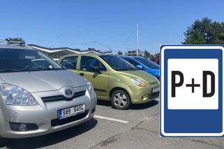 Pokuta až 1 500 Kč za parkování u značky, kterou většina Čechů vidí poprvé. P+D znamená něco úplně jiného než P+R