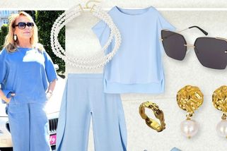Modrá je její barva! Dagmar Havlová a její perfektní outfit do veder