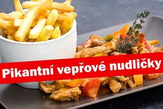 Pikantní vepřové nudličky. Rychlý oběd, na kterém si pochutná celá rodina | Babicova televize