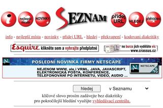 Neuvěřitelná proměna. Jak se za 30 let měnila stránka Seznamu, Email.cz nebo Mapy.com