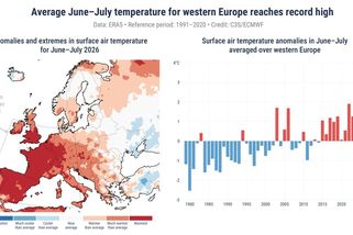 Západní Evropa čelí extrémním vedrům. Rekordně teplé jsou i světové oceány - Novinky