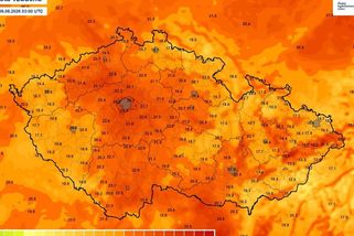 Praha zažila nejteplejší noc současné vlny veder - Novinky