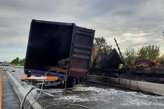 Při nehodě a požáru dvou kamionů na D2 u Brna zemřeli oba řidiči, doprava stojí - Seznam Zprávy