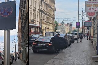Řidiči parkují v zákazu i přes novou LED dopravní značku za 380 tisíc korun - Novinky