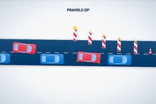 Čeští řidiči stále neumí správně zipovat. Na pochopení jim nestačilo ani 20 let - Novinky