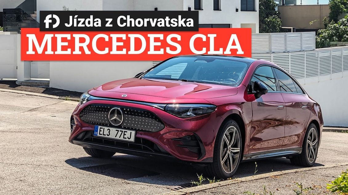 Přes 700 km z Chorvatska s 6minutovým nabíjením. Mercedes CLA boduje