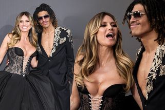Je to trapné, když má na akci se synem tak vyvalená prsa. Heidi Klum pobouřila veřejnost svým odvážným outfitem - Super.cz