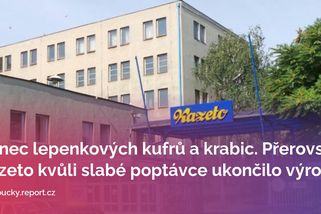 Konec lepenkových kufrů a krabic. Přerovské Kazeto kvůli slabé poptávce ukončilo výrobu