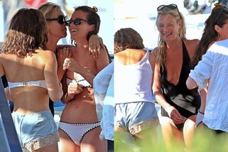 Divoká dámská jízda Kate Moss s dcerou a kámoškami modelkami. Na téhle jachtě to žije!