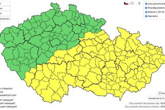 Většinu Česka zasáhnou v pondělí silné bouřky - Novinky
