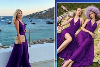Elegantní i na dovolené. Monika Babišová oblékla hedvábné šaty z dílny české návrhářky