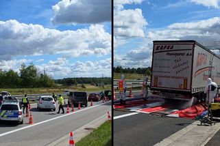 Desítky policistů se na celé dny utábořily na D3 u Tábora a omezily tam provoz kvůli kontrole aut - Novinky