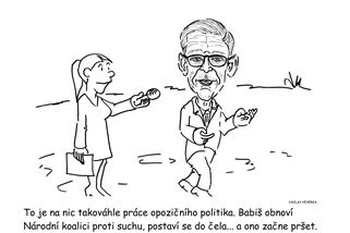 Babiš a koalice proti suchu - Médium.cz