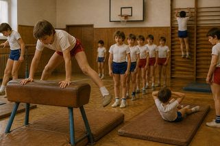 Šplh na tyč, páchnoucí žíněnky a červené trenky: Tělocvik z dob socialismu by dnešní děti nezvládly - Médium.cz