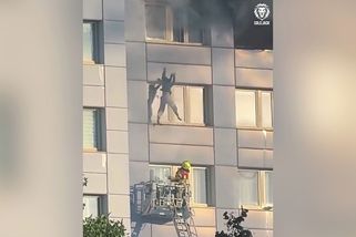 Žena musela při požáru v Berlíně seskočit z 11. patra na malou plošinu. Ze záběrů mrazí - Novinky