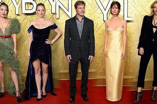 Na londýnské premiéře se bylo na co dívat. Sexy nestárnoucí Brad Pitt v obklopení krásek s hlubokými dekolty - Super.cz