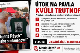 „Agent Pávek“ a „soukmenovci“: útok na Pavla kvůli TrutnOFFu míchá fakta s urážkami