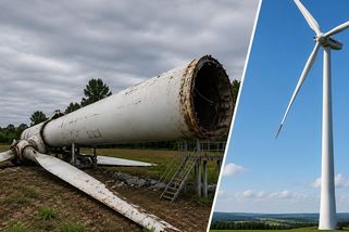 Spadl starý větrník, ne moderní turbína. Co havárie v Potštátu skutečně znamená