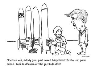 Trumpa obelhali, raket je dost - Médium.cz