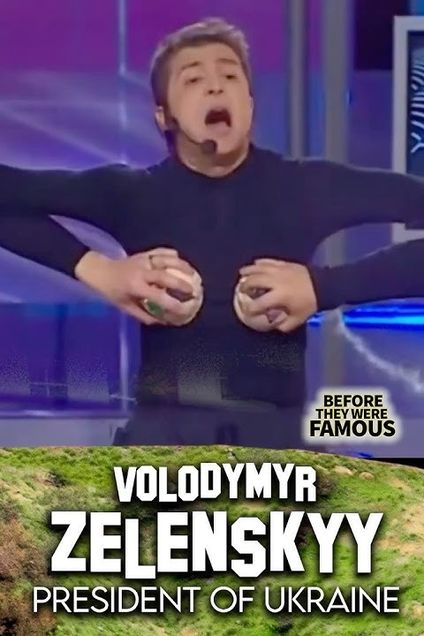 Ukrainian President Volodymyr Zelensky Dancing in Drag from 1995 | #BeforeTheyWereFamous #Shorts