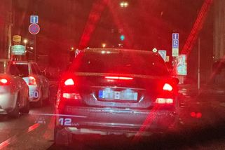 Agresoři v černém Mercedesu vybrzdili řidiče, drsně „si to šli vyříkat“. Překvapení, vystoupili členi Policie ČR v civilu